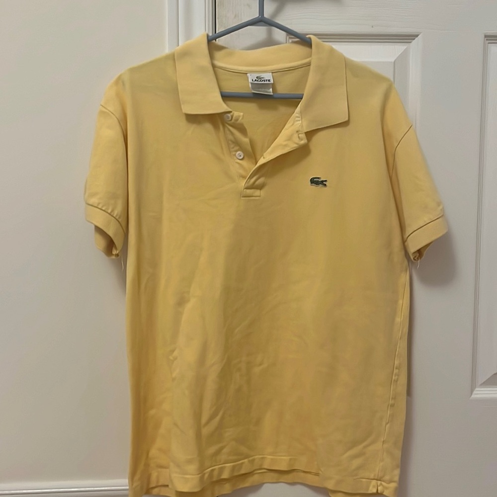 LACOSTE Yellow Polo